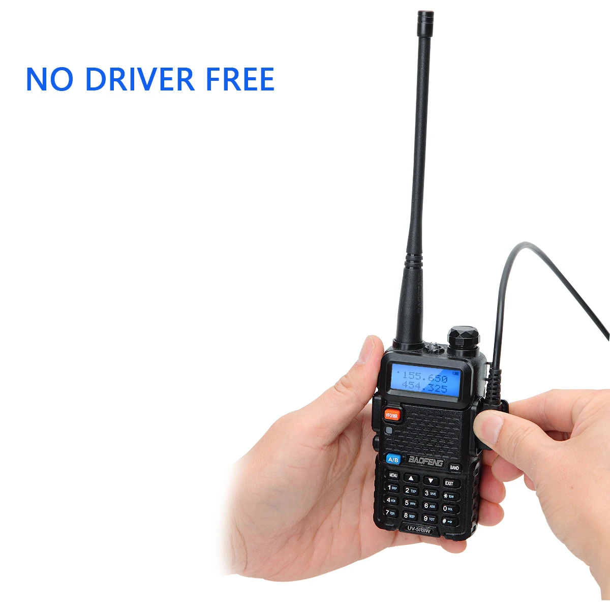 USB-кабель для программирования ABBREE Chirp Win 7/Win 10 с драйвером CD-ROM Baofeng UV-5R UV-82 BF-888S Retevis