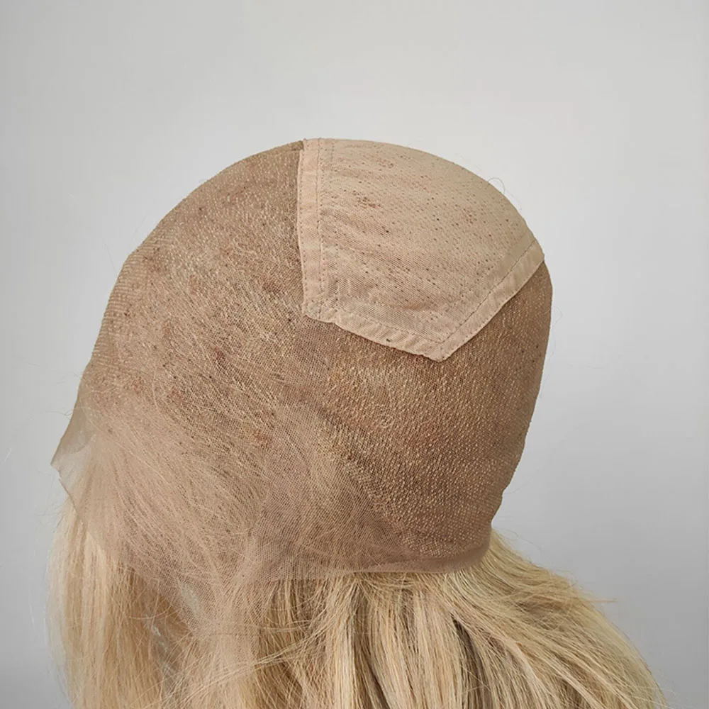 Blonde Russian Full Lace Human Hair Wigs Silky Straight 13x6 Lace Front Wig for Women Remy Hair Pre Plucked HD Lace Frontal Wig