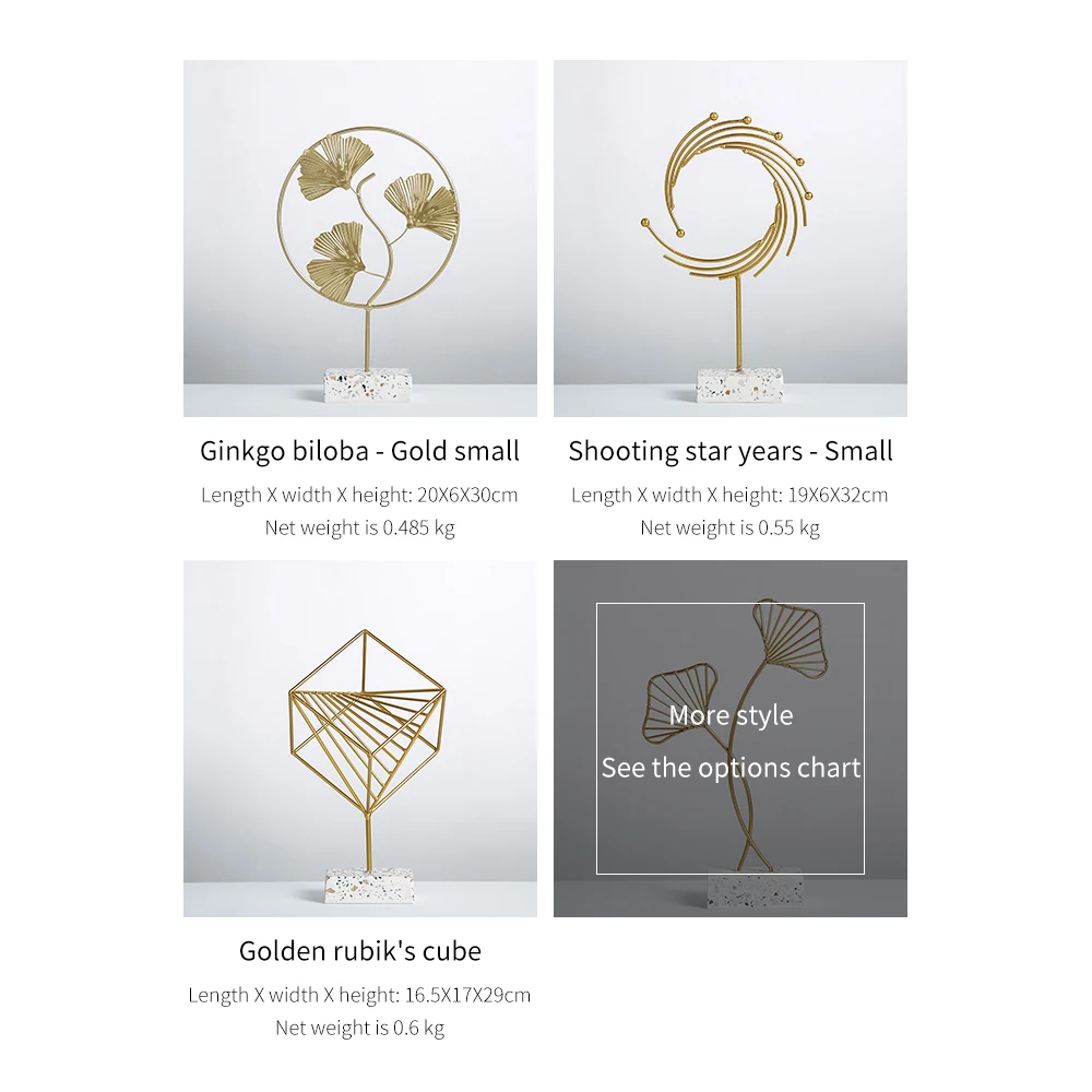 

Nordic Style Home Light Luxury Crafts Ornaments Modern Living Room Entrance TV Cabinet Decorations Creative Home Decorations