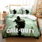 Комплект постельного белья Call of Duty Warzone, односпальный, двойной, полноразмерный, Королевский, Игровой Комплект постельного белья, Aldult, комплект из двух предметов, аниме 3D 017