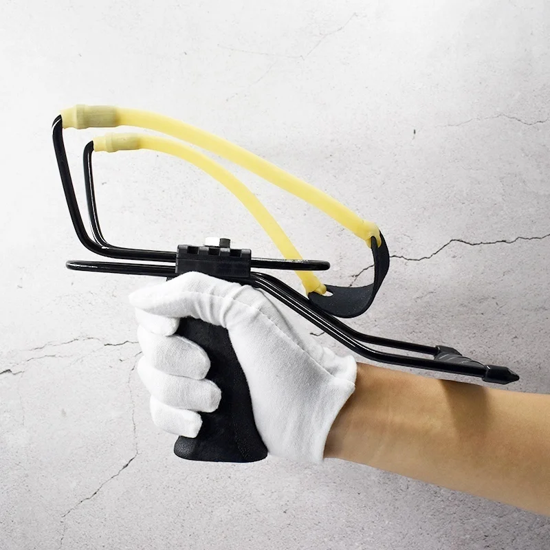 

Мощная Рогатка, уличная конкурентоспособная Мощная Рогатка с подставкой на запястье, охотничий катапультный лук и стрелы для взрослых