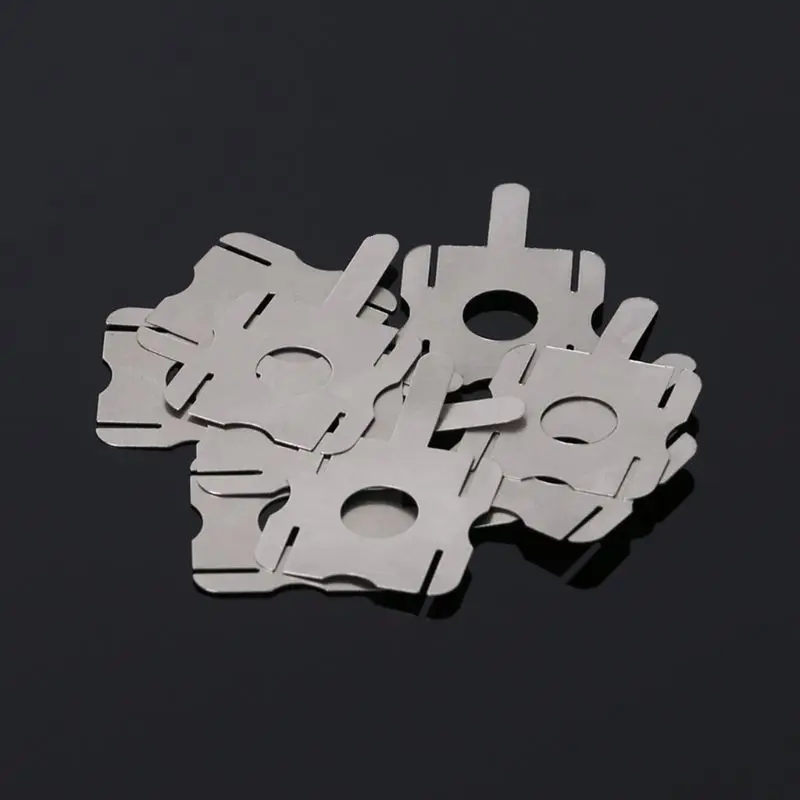 

10 шт. 18650 литиевых аккумуляторов, никелевая точечная сварка, U-образный разъем, батарея T6