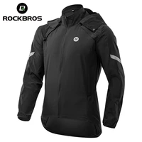 rockbros breathable clothing mtb women windproof cycling jacket bicycle men jersey reflective quick dry coat sports equipment