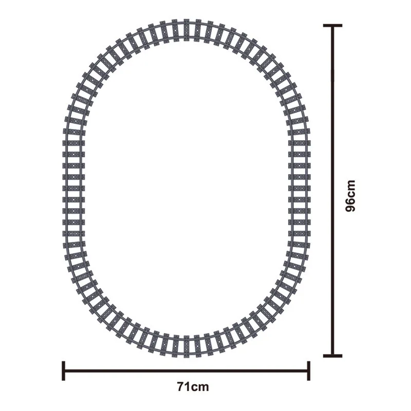 

641Pcs High-tech City High-Speed Electric Train Building Blocks Creator Ideas Railway Model Set Bricks Kids Children Toy Gifts