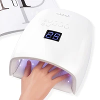 uv nail lamp gel nail dryer 48w led nail light with sensor and wireless battery chargeable nail polish curing lamp