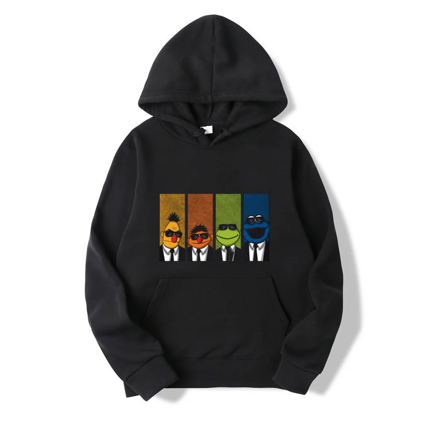 

Men's Muppet Reservoir Hooded Sweatshirt, Oversized Fleece Men's Sports Jacket Fashion Casual Sports Hoodie for Men and Women