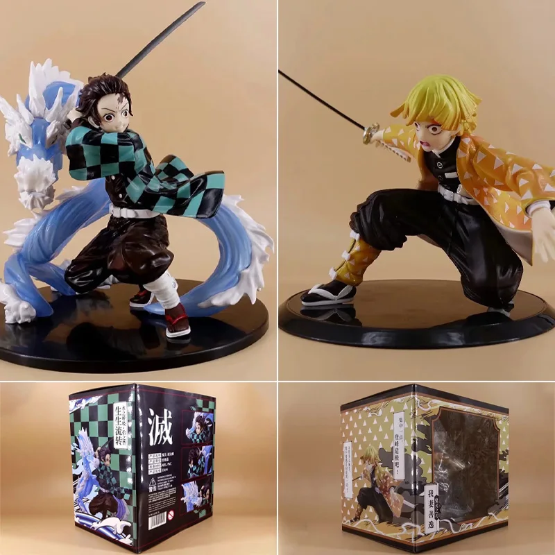 

Фигурка аниме «клинок дьявола» Kamado Tanjirou Zenitsu 1/8, фигурка Demon Slayer Kimetsu No Yaiba, ПВХ, фигурка, модель, игрушки, куклы