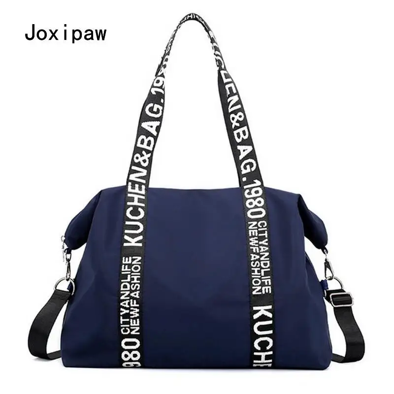 

Large Capacity Women Bag Nylon Travel Bag Casual Women Handbags Totes Bag Ladies Shoulder Bag Female Bags 2022