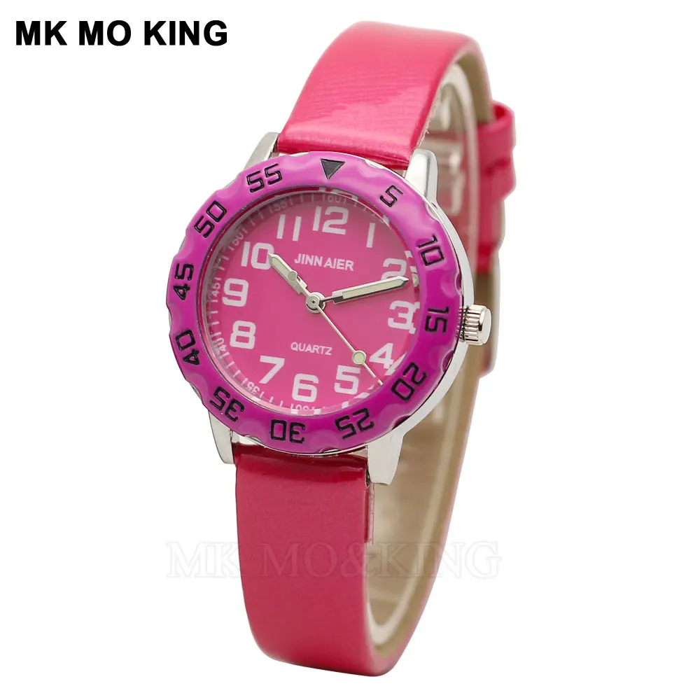 Детские часы с цветным циферблатом Модные брендовые кварцевые для мальчиков и