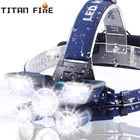 T20 светодиодный налобный фонарь с высокими люменами, ультра яркий светодиодный налобный фонарь с зарядкой от USB, 4 режима, водонепроницаемый фонарь для рыбалки, охоты