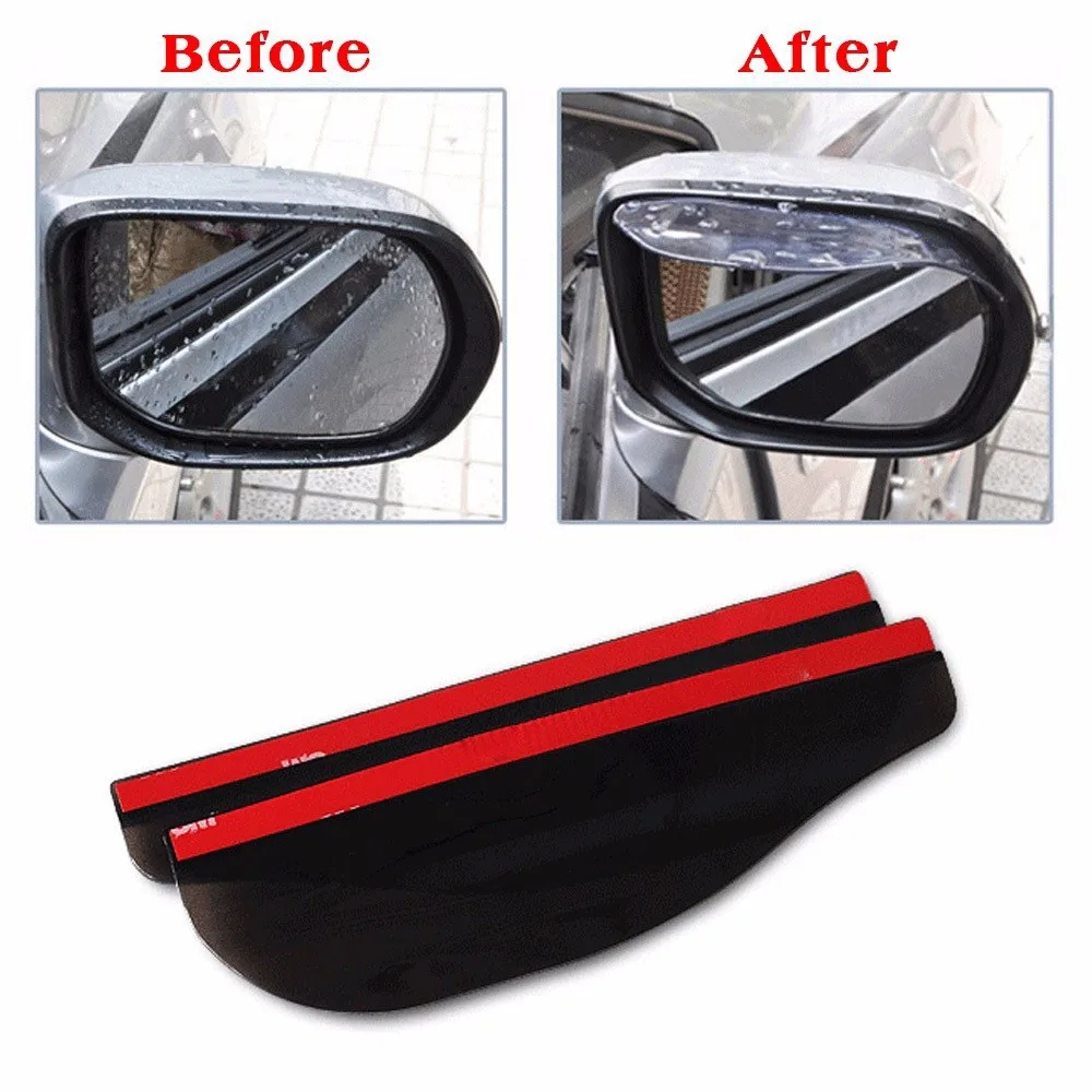 Новинка 1 пара Черный Прозрачный Универсальный гибкий ПВХ автомобильный