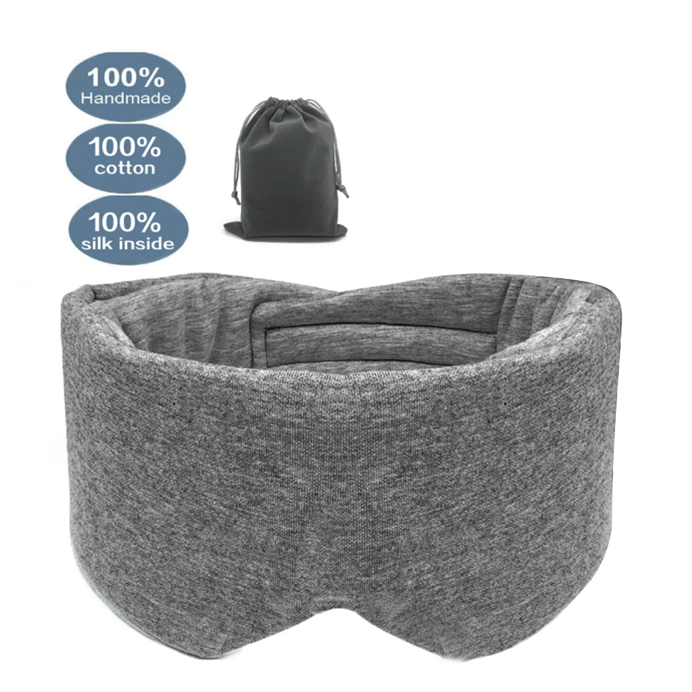 

Eye Cover for Sleep Fast Natural Sleeping Place Blindfold Eye Patch Soft Portable Women Men Sleep Mask Eyeshade Travel Eyepatch