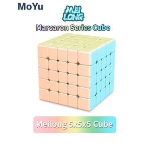 Новейший классный кубик Moyu CUBING, серия Meilong Marcaron 5x5, Магический кубик meilong 5 Magico Cubo, головоломки, игрушки для детей