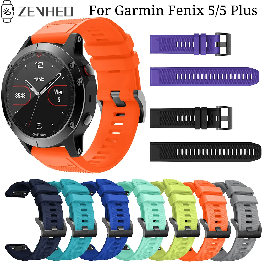 Ремешок для часов Garmin Forerunner 22 мм ремешок Fenix 5 Plus спортивный силиконовый 935