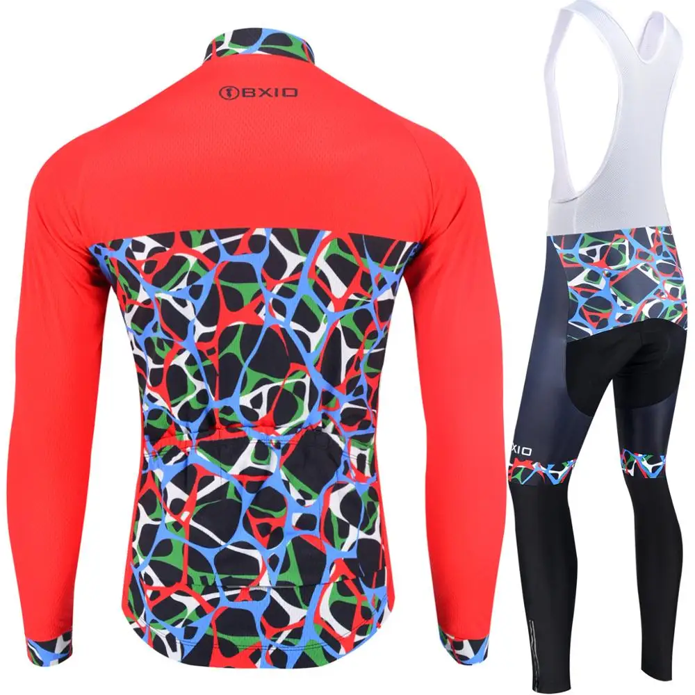BXIO брендовая Теплая Флисовая одежда для велоспорта зимняя теплая с длинным