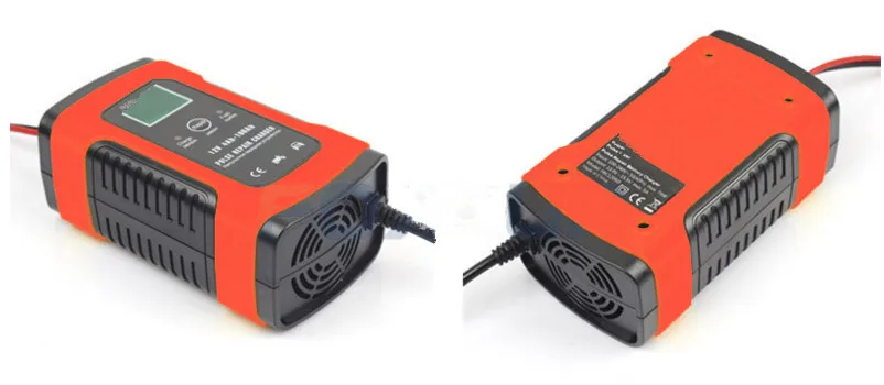 12V мотоцикл и автомобиль автоматическое интеллектуальное зарядное устройство, EFB AGM гель импульсный Ремонт зарядное устройство с ЖК-дисплеем