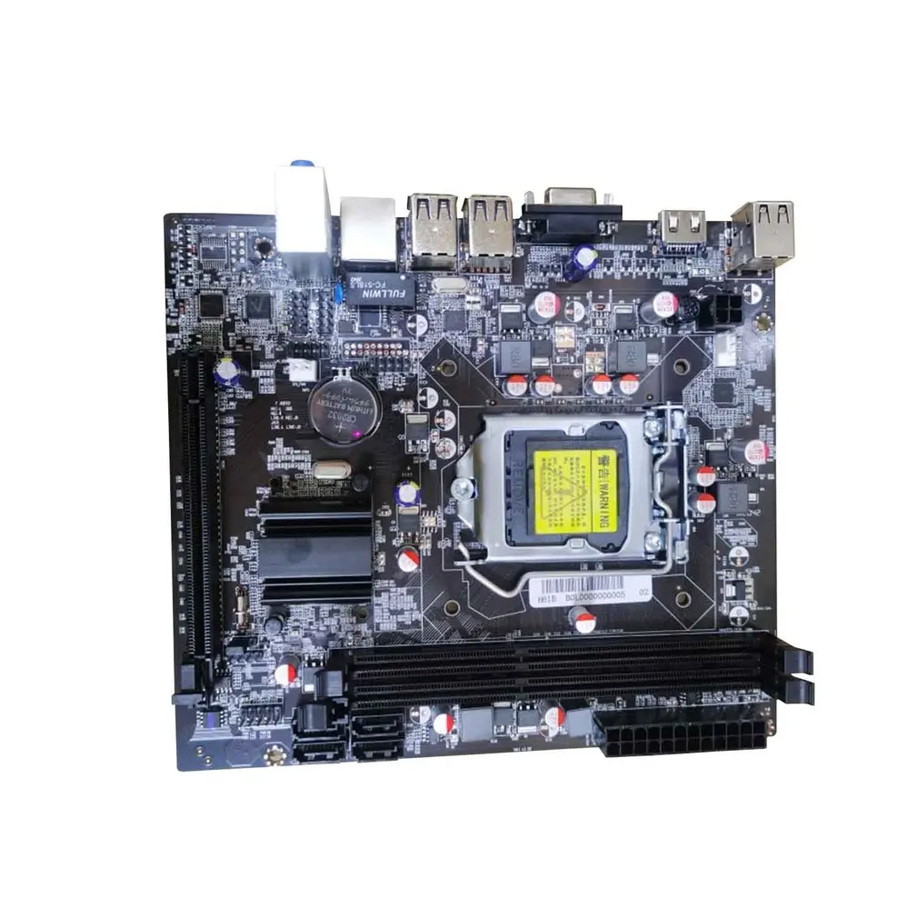 

ATX Motherboard H61 Socket LGA 1155 VGA HDMI-com DDR3 Dual Channels for Intel LGA1156Core I3 I5 I7 Pentiun Celeron CPU Mainboard