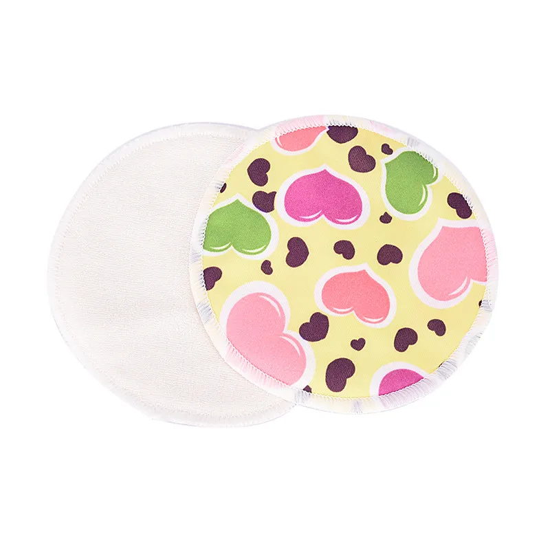 

1pc Bamboo Nursing Pads Breast Pad For Mum Washable Waterproof Feeding Pad Bamboo Reusable Pads Random Color