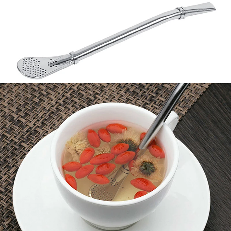 Handmade Stainless Steel Drinking Straw Filter Yerba Mate Tea Bombilla Gourd Washable Practical Tools Bar Accessories | Дом и сад