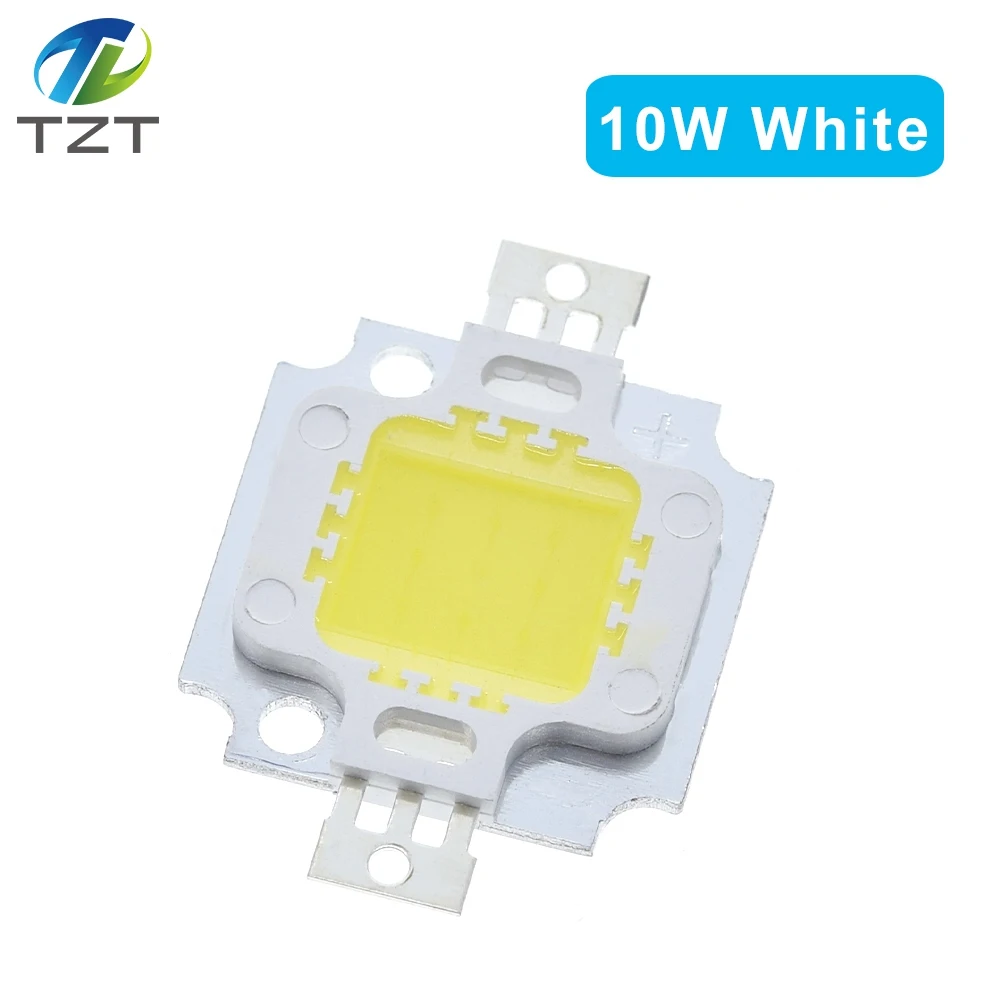 Белый/теплый белый 10 Вт 20 30 50 100 Светодиодный светильник чип DC 12V 36V COB