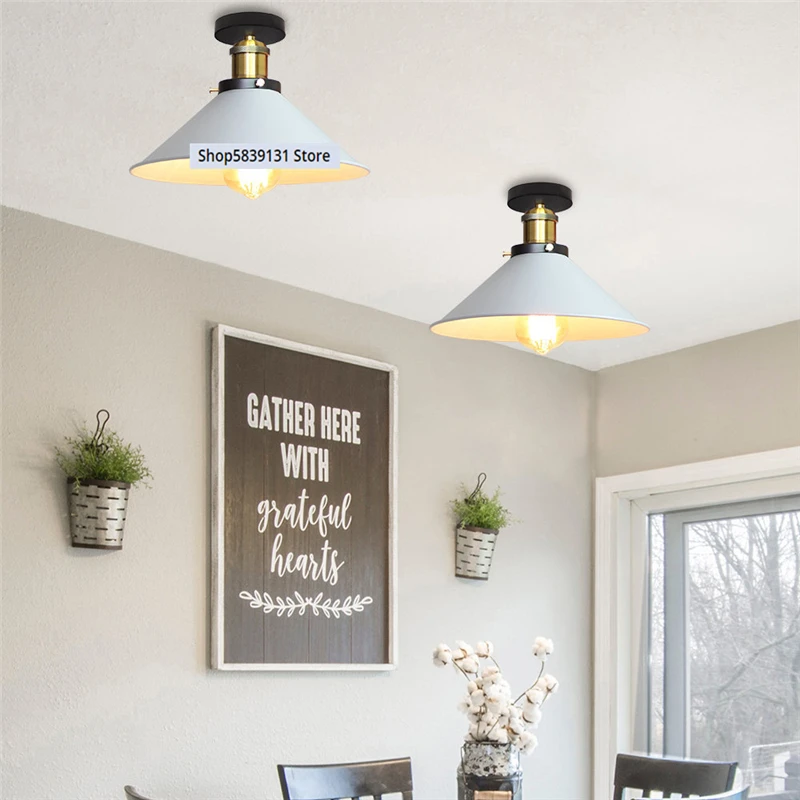 Современный простой потолочный светильник в скандинавском стиле s винтажные