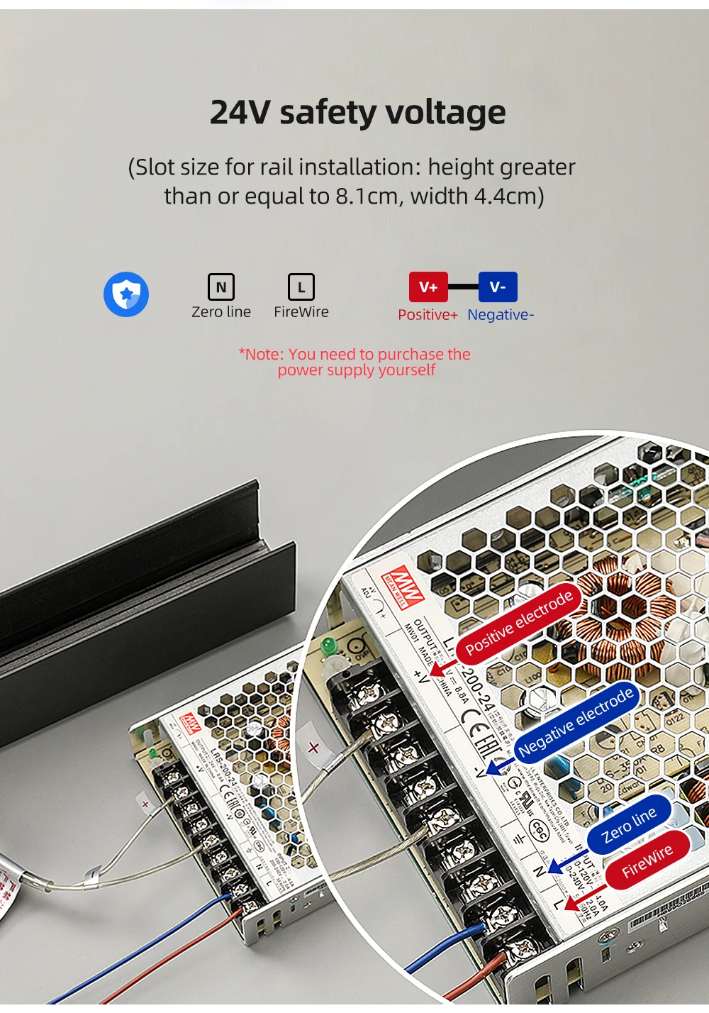 Zerouno Магнитный отслеживания светильник внутреннего ежедневного использования ing