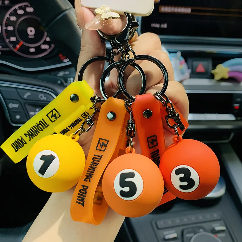 Креативный модный брелок для бильярда TP Гонконгский Бильярдный клуб мультяшный