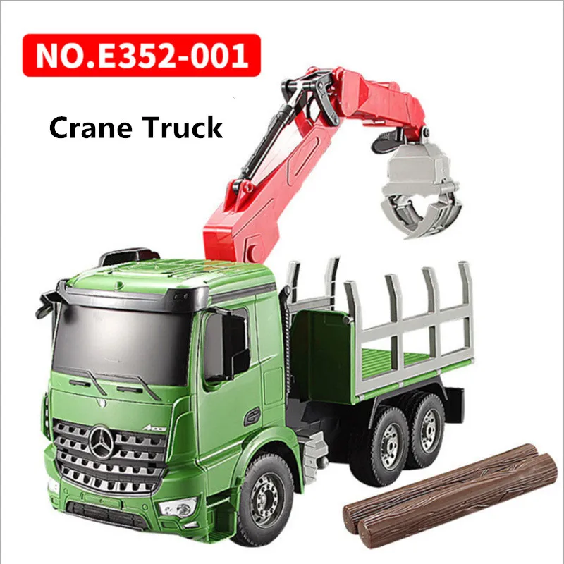 

Double E 1/20 RC Tractor Farming Farm Truck E352 6Ch 2.4G Radio Controlled Car Crane trailer Lights Sound Toy for Boys Xmas Gift