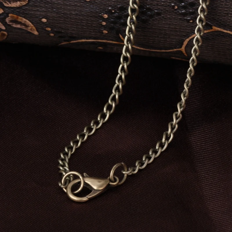 

Steampunk Necklace Retro Skeleton Retro Pocket Watch Chain