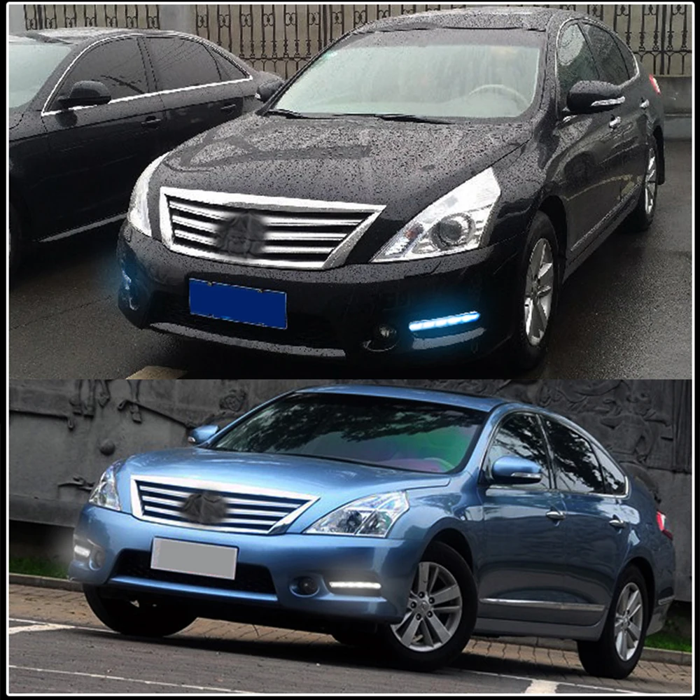 

1 Pair Non-destructive Car LED Daytime Running Lights Waterproof 12V DRL LED Day Lights Fog Lamp for Nissan Teana 2011 2012