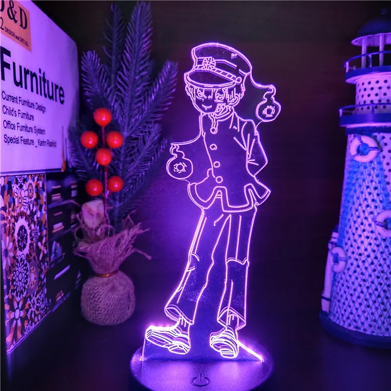 

Toilet-bound Hanako-kun 3D Night Light LED Lampara Decoration Kawaii Decor Lampe Luminaria Neon Manga Anime Figure Lights Gifts