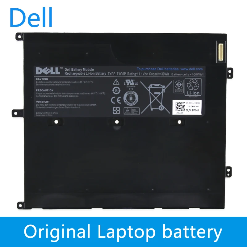 Оригинальный Новый Сменный аккумулятор для ноутбука Dell Vostro V13 V130 V13Z V1300 13 0NTG4J 0PRW6G