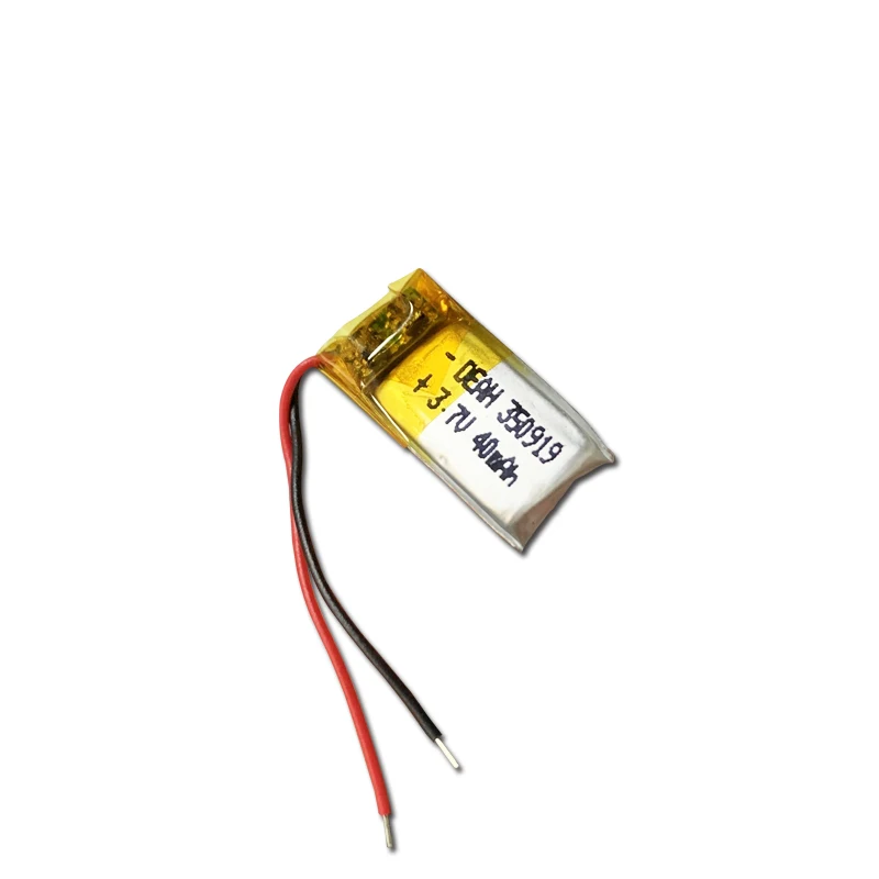 1/3 шт. 3 7 V Lipo cells 350919 40mah литиевая полимерная аккумуляторная батарея для MP3 MP5 GPS