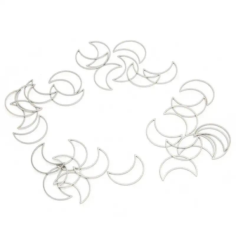 Подвески для изготовления ювелирных изделий 925 пробы серебряная луна ювелирное