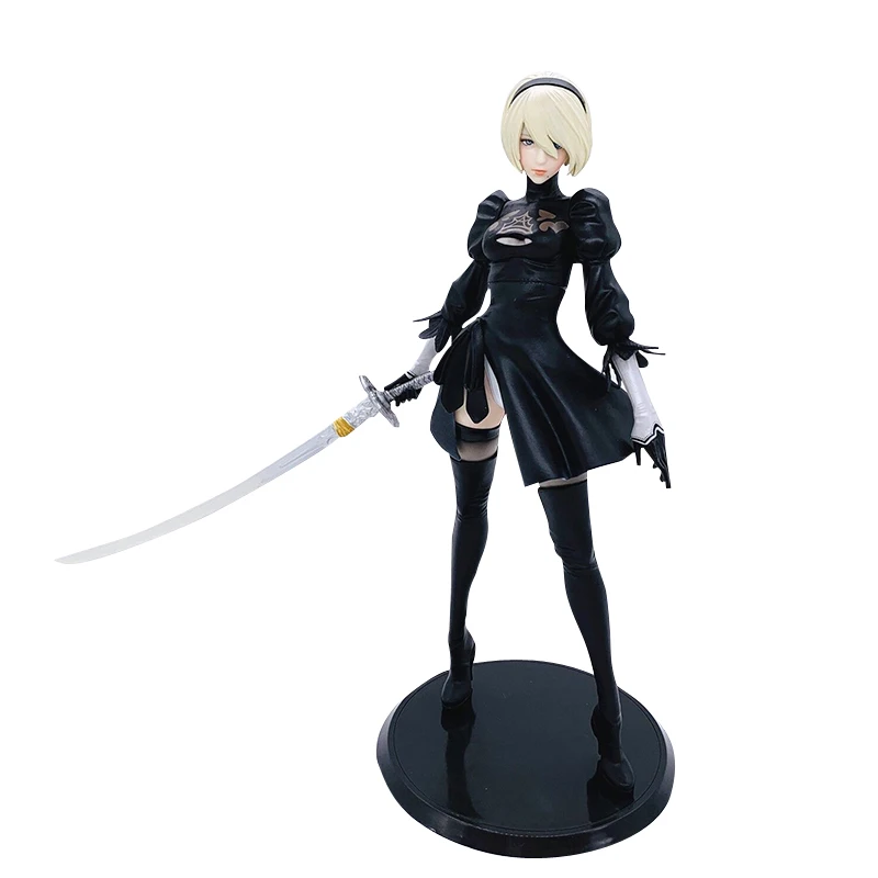 Аниме Nier Automata 2B YoRHa No.2 Тип B ПВХ экшн фигурка игрушка подвижная Модель Кукла 30 см