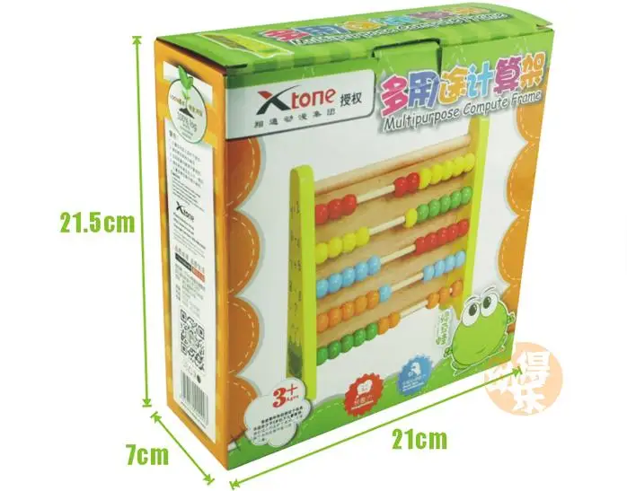 

Kids Wooden Multi-Purpose Computational Frames+Drawing Board Children's Wood Toys Educational AIDS Magnetic Blackboard Baby Gift