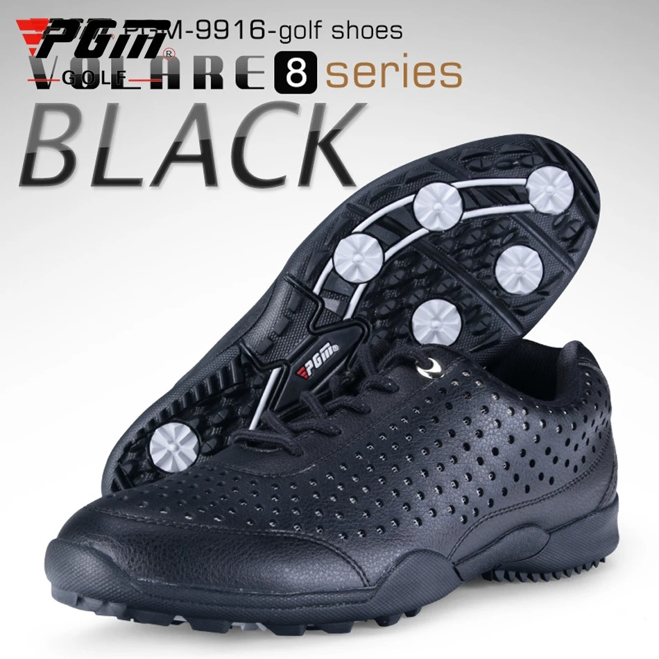 

New Arrival Pgm Mens Golf Shoes Waterproof Mesh Sports Shoes Lace Up Comfortable Skidproof Shoes Size 39-44 AA10101