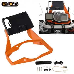 mobile phone holder motorcycle waterproof navigation bracket moto scooter celular support for 1050 1090 1190 adventure r adv free global shipping