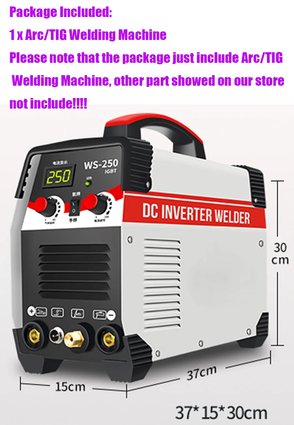 Tig сварочный аппарат 110V 220V power TIG250 импульсный Arc 2 в 1 Профессиональный аргон