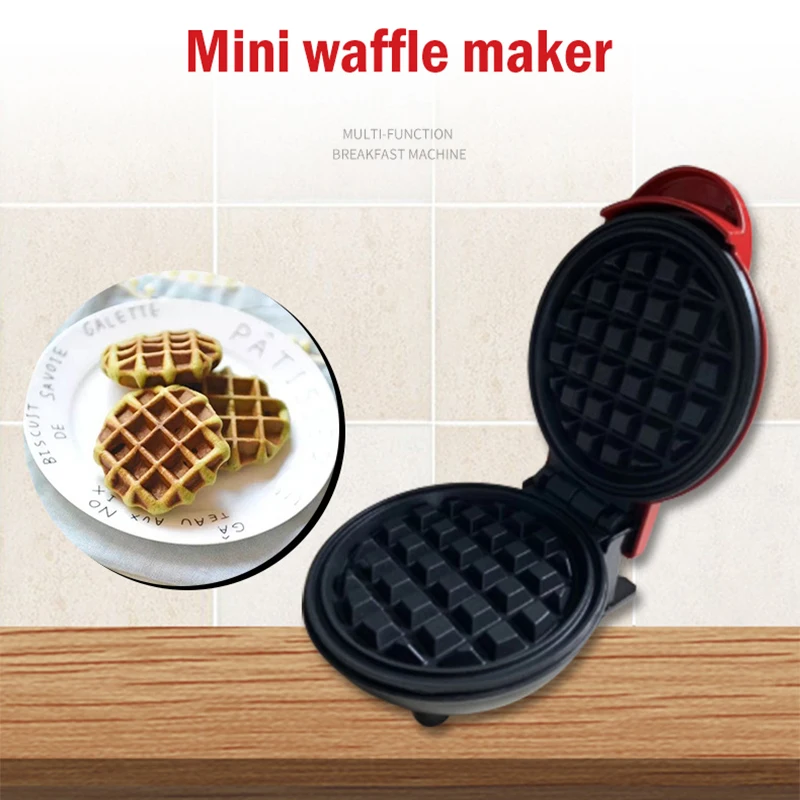 

Electric Mini Waffle Pot Bubble Egg Cake Oven Breakfast Waffle Machine Sandwich Non Stick Pan Oven Multifunction Kitchen Tools