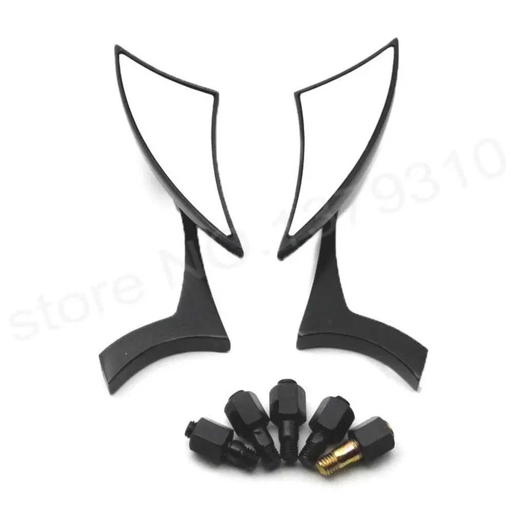 Универсальное алюминиевое лезвие мотоцикла боковые зеркала заднего вида Silverado