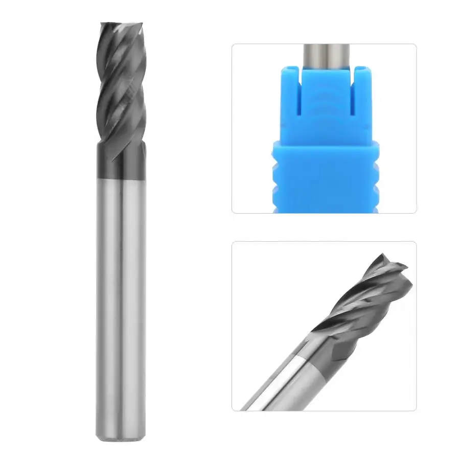 5 шт. Вольфрам карбидная 4 Торцевой фрезерный станок с ЧПУ фреза Бит плоский