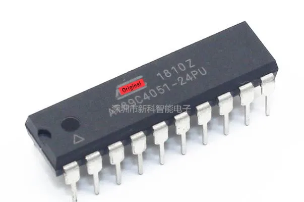 

{ New original } AT89C4051-24PU AT89C4051-24 AT89C4051 DIP-20 IC 10PCS/1Lot
