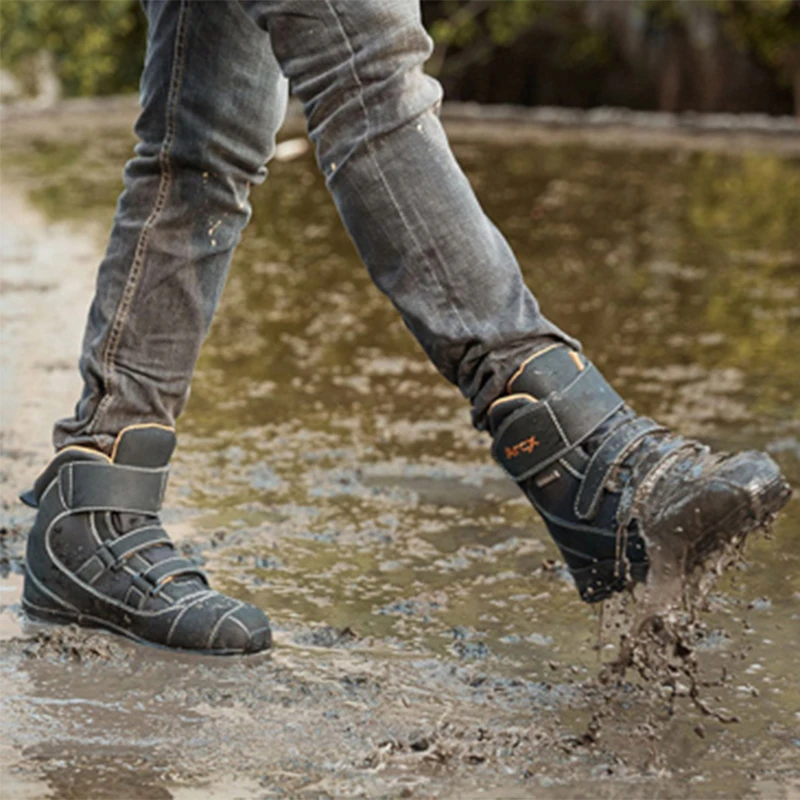Мужские мотоциклетные ботинки ARCX водонепроницаемые из коровьей замши для