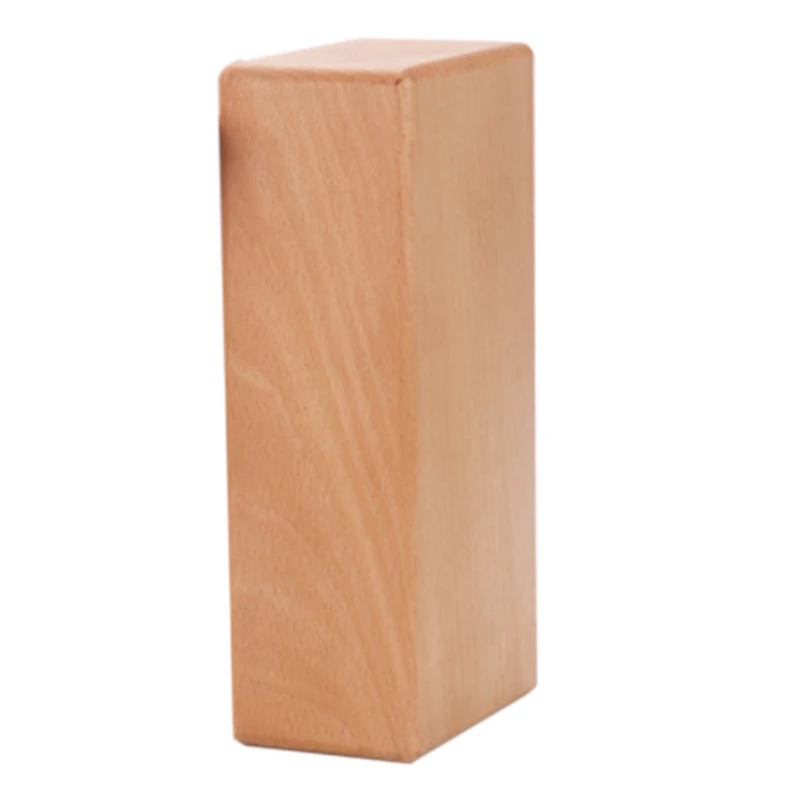 Кирпич для йоги твердая древесина подушка фитнеса бук дерево лошадь пресс камень