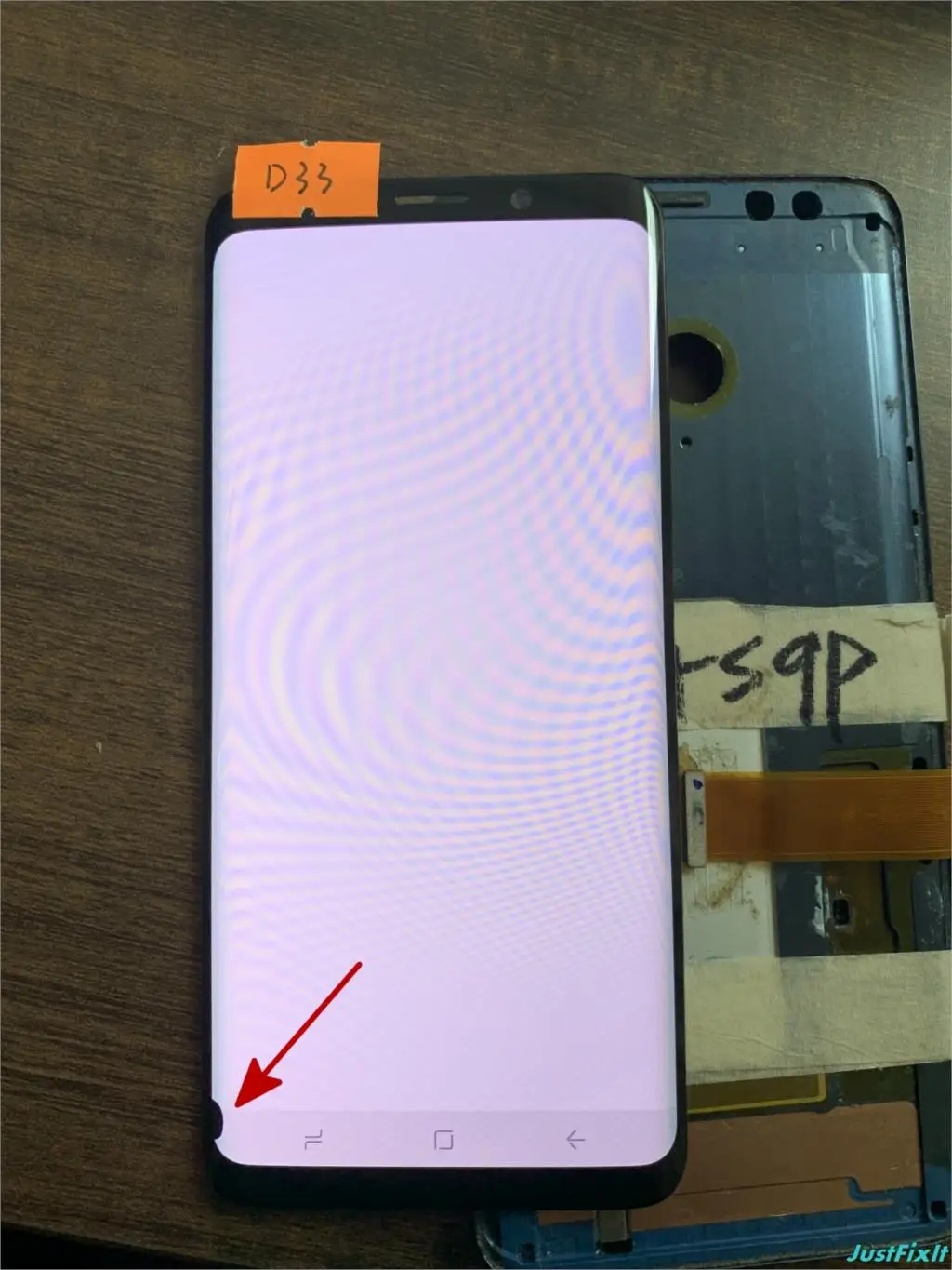 Дефект для samsung Galaxy S9 G960 G960F G960U ЖК-дисплей с сенсорным экраном дигитайзер Super AMOLED - Цвет: D33