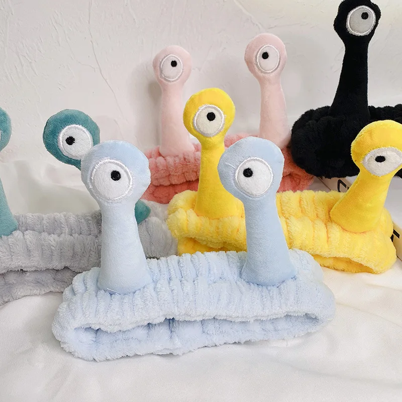 С рисунком героев мультфильмов улитки Женская повязка на голову в виде Больших