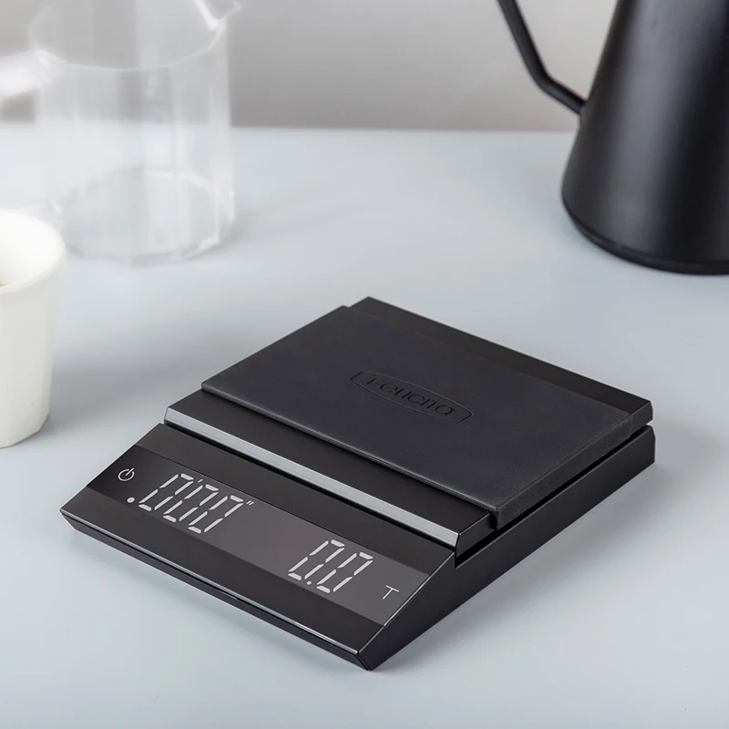 Felicita-b&aacute;scula de caf&eacute; paralela con Bluetooth, balanza digital electr&oacute;nica para caf&eacute; por goteo, con temporizador-0