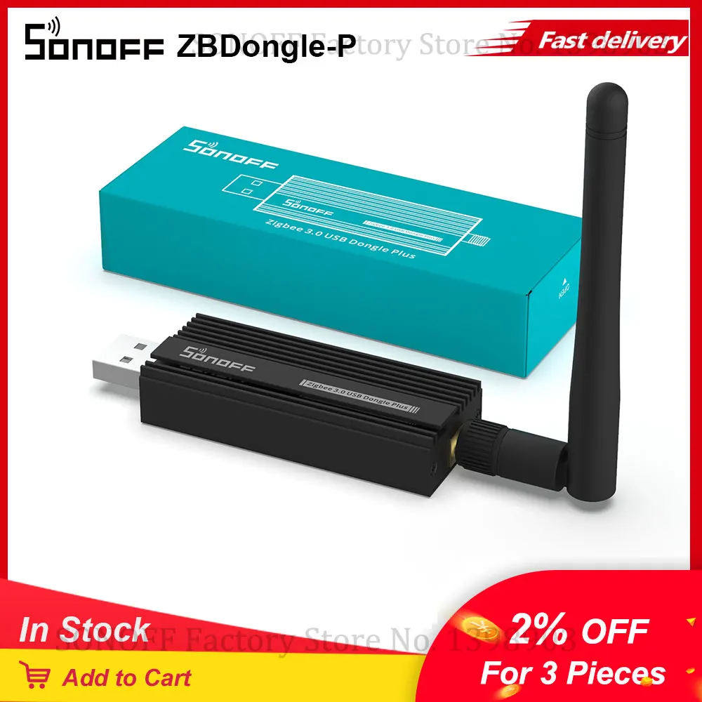 SONOFF ZBDongle-P/ ZBDongle-E Zigbee 3.0 USB Dongle ZigBee Gateway ZHA or Zigbee2MQTT Works ZBMINI S26ZBR2 BasicZBR3 - купить по