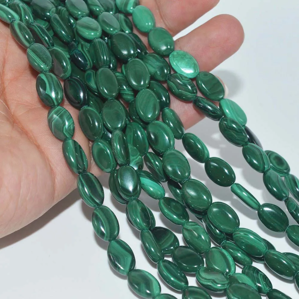 Малахитовые свободные овальные бусины 8X10/8X12/ 10x1 4 мм/12x1 6 мм/13x1 8 мм/15x20 мм 15 5&quot